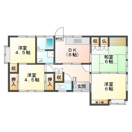 原分町一戸建の物件間取画像